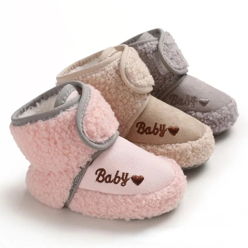 Winter Warm Toddler Crib Snow Boots Soft Comfortable Infant Girls Boys Anti-Slip Sock Shoes Home Slippers Newborn Baby Shoes ShopOnlyDeal