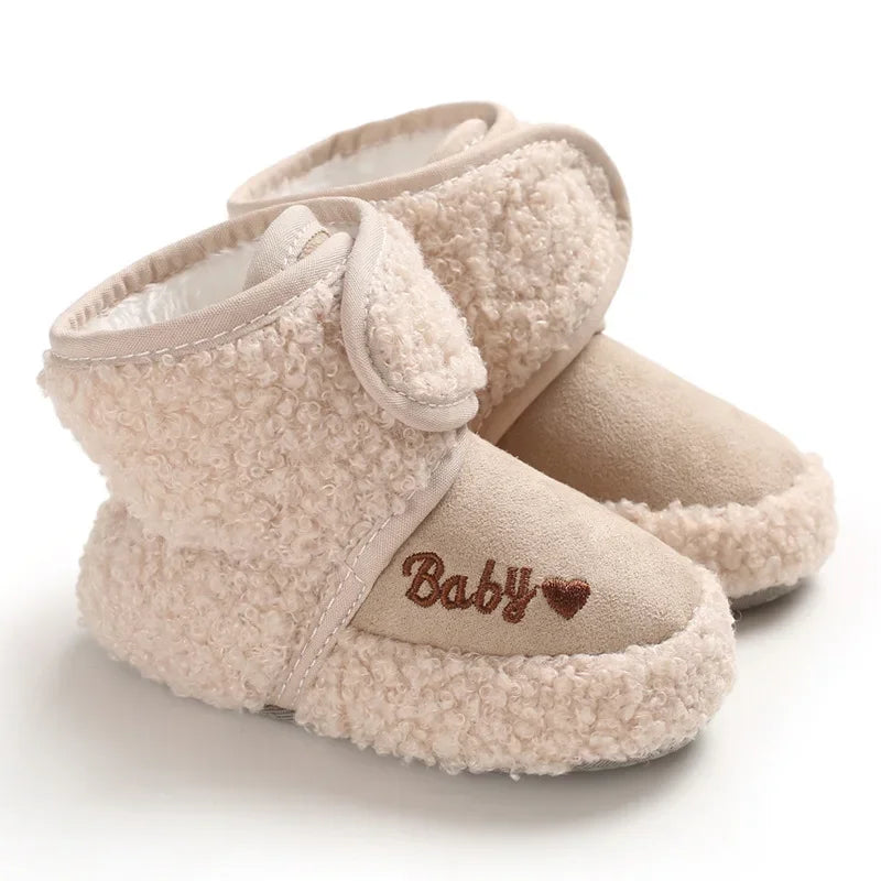 Winter Warm Toddler Crib Snow Boots Soft Comfortable Infant Girls Boys Anti-Slip Sock Shoes Home Slippers Newborn Baby Shoes ShopOnlyDeal