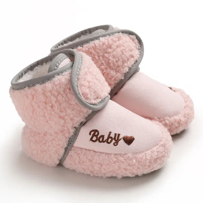 Winter Warm Toddler Crib Snow Boots Soft Comfortable Infant Girls Boys Anti-Slip Sock Shoes Home Slippers Newborn Baby Shoes ShopOnlyDeal