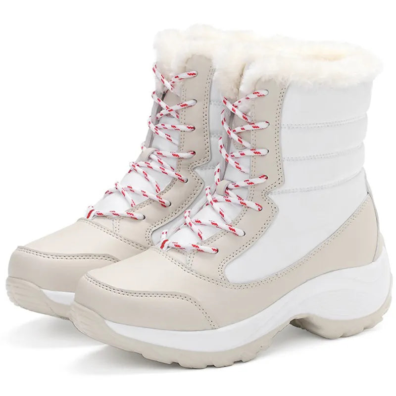 Women Boots Lightweight Ankle Boots Platform Shoes For Women Heels Winter Botas Mujer Keep Warm Snow Winter Shoes Female Botines ShopOnlyDeal