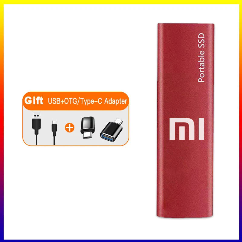 2024 Xiaomi Mijia 100% Original New Portable SSD Hard Drive 256TB 1TB External SSD Hard Drive Type C USB3.1 Hard Disk USB Flash Drive ShopOnlyDeal