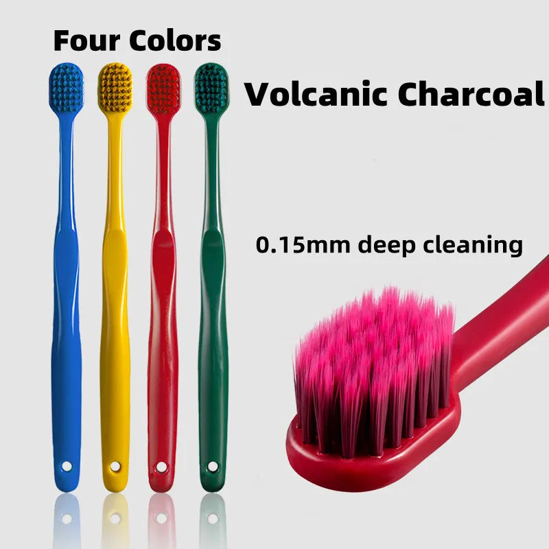 Volcanic Charcoal Toothbrush Widen Soft Eco Friendly Portable Fiber bursh Premium Oral Hygiene Care Dropshipping ShopOnlyDeal