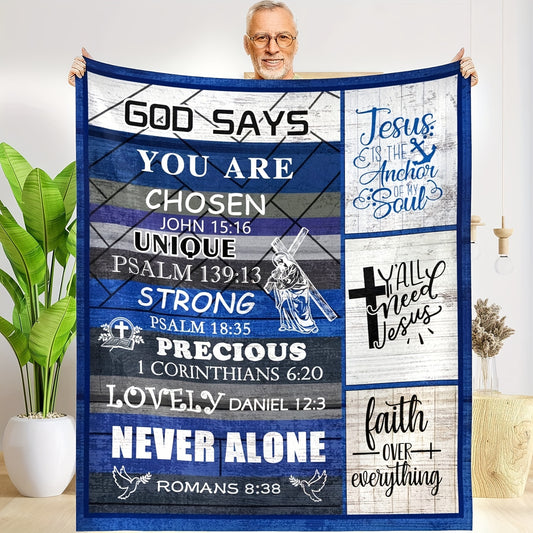 Bible Blanket,god Says You Are Blanket,healing Thoughts And Prayers - Religious Soft Inspirational Blanket, A Christian Care Gift For Women Men ShopOnlyDeal