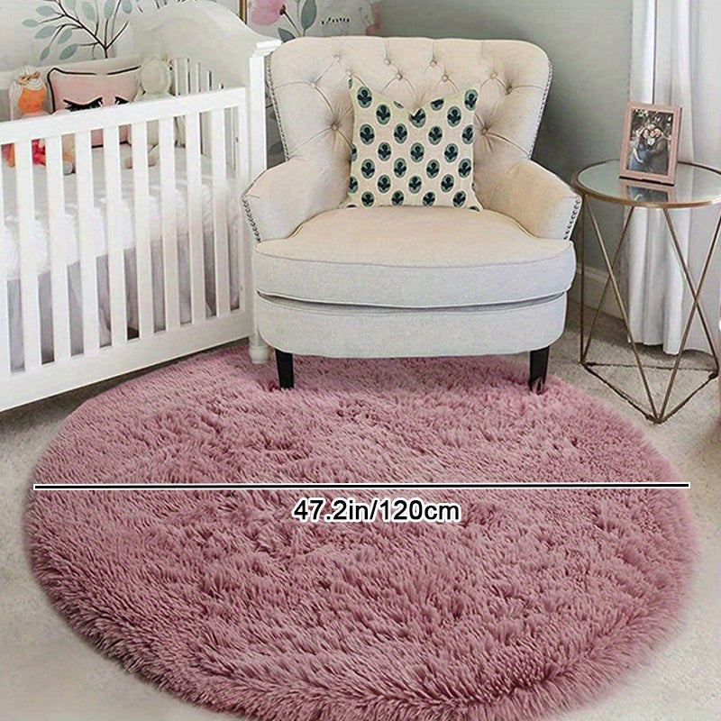 Warm Soft And Fluffy Shaggy Rug - Non-slip And Waterproof - Perfect For Living Room, Bedroom, Nursery, Game Room, Dormitory, Carpet - Teenage Room Decoration And Room Decor (4'x4') - Temu ShopOnlyDeal