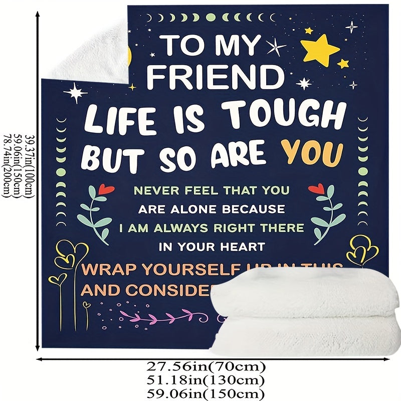 Best Friend Gift To My Best Friend Blanket, Birthday Gift For Female Friends, Girlfriends, Friends, Soul Sisters, Mother's Day, Christmas Gifts For Friends ShopOnlyDeal