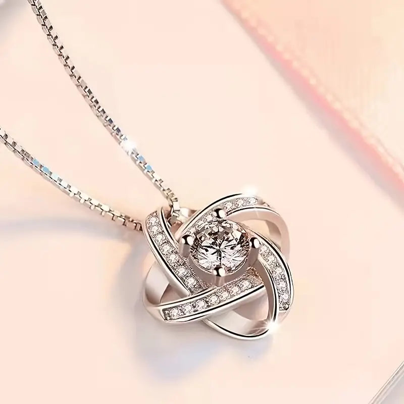 To My Daughter Granddaughter Girls Elegant Zircon Rhinestone Pendant Necklace Decorative Accessories Birthday Gift To My Granddaughter Daughter | Free Shipping For New Users | Temu ShopOnlyDeal