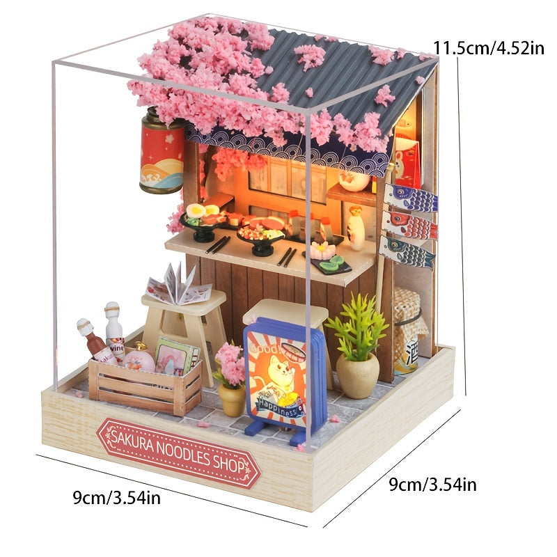 Sakura Noodle House Doll House - Miniature DIY Doll House Kit ShopOnlyDeal