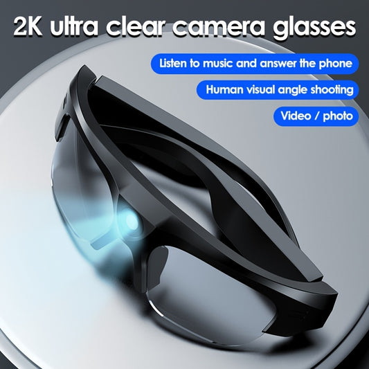 4k Hd Glasses Camera Video Driving Record Cycling Video Smart Glasses With Eyewear Camcorder For Outdoor Mini Camera.that Can Listen To Songs, Wearable Smart Glasses For Cycling, Meeting Catch,business,nearsighted Glasses,detachable Lens,entertainment, Sp ShopOnlyDeal