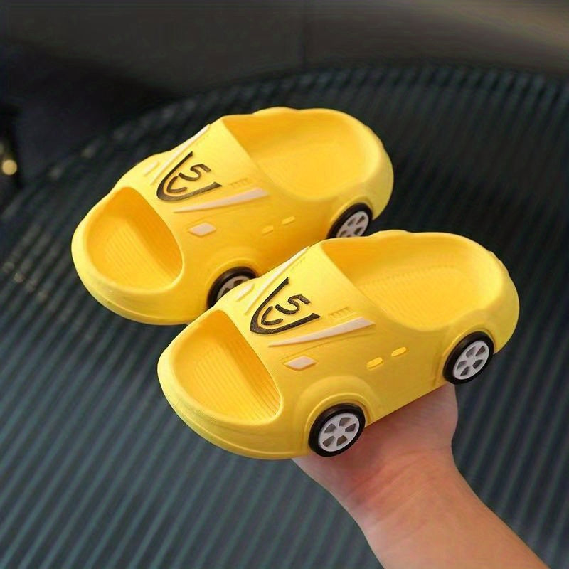 Boys Cartoon Car Lightweight Non-slip Open Toe Slides For Toddlers Kids Children, Summer - Temu ShopOnlyDeal