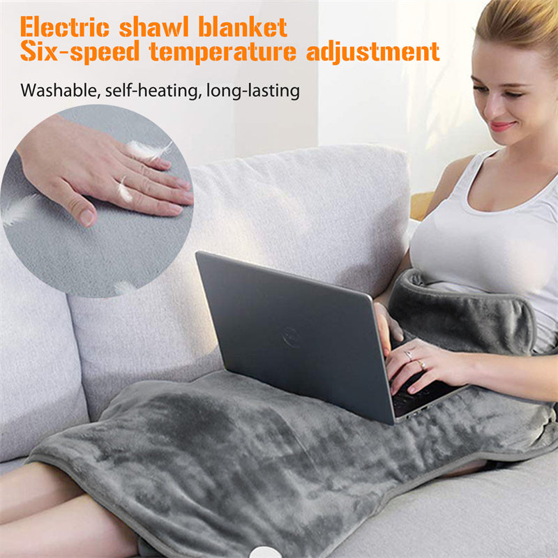 Heating Shoulder Protection Neck Protection Electric Heating Shawl Super Soft Multi-functional Warm Blanket In Winter Luckydudes