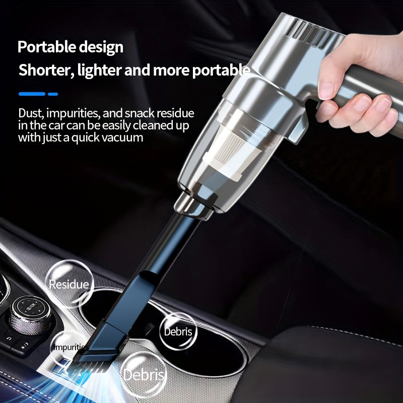 Car Mounted Vacuum Cleaner, Super Strong, High-power, High Suction, Dry And Wet Dual-purpose Sedan, Small, Mini, Handheld, Multifunctional, Portable - Temu FluffyCraze