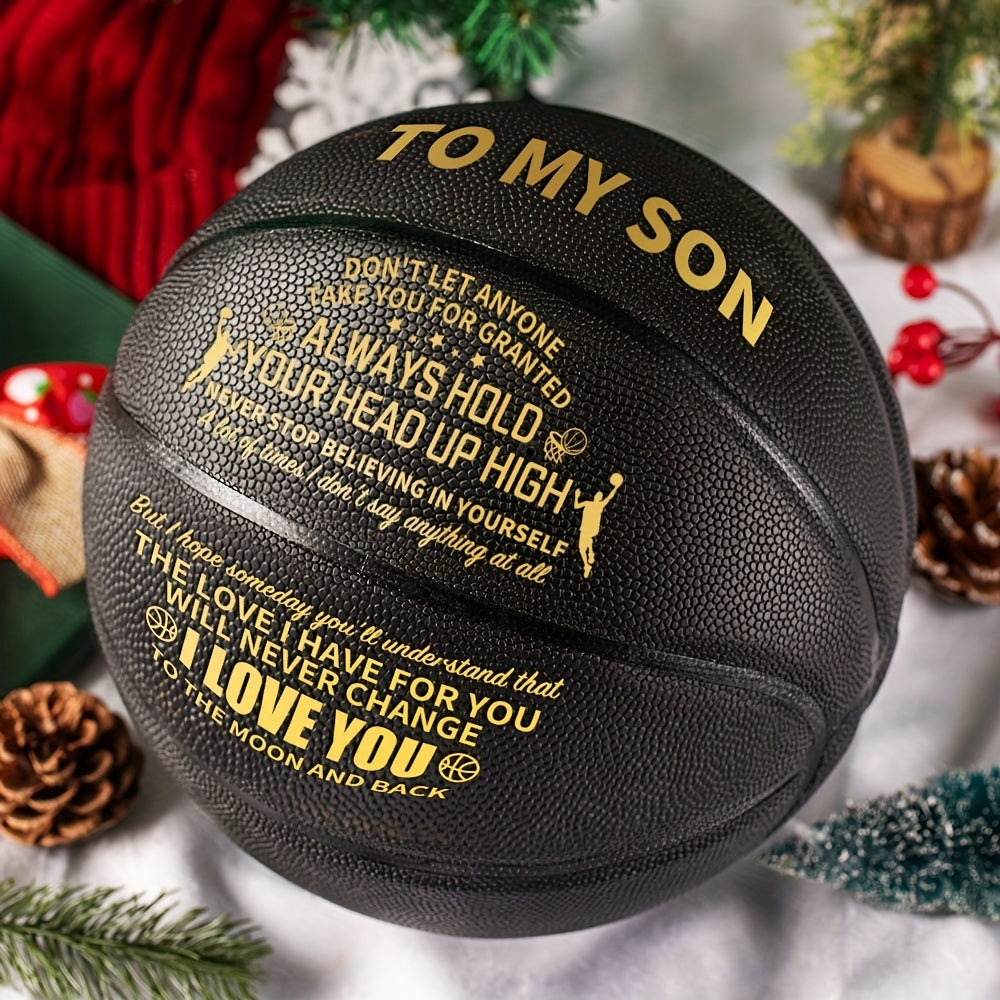 Perfect Gift For Son -International Standard Size Basketball With Pump - Grandson ShopOnlyDeal