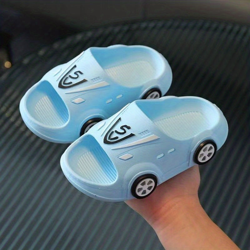 Boys Cartoon Car Lightweight Non-slip Open Toe Slides For Toddlers Kids Children, Summer - Temu ShopOnlyDeal