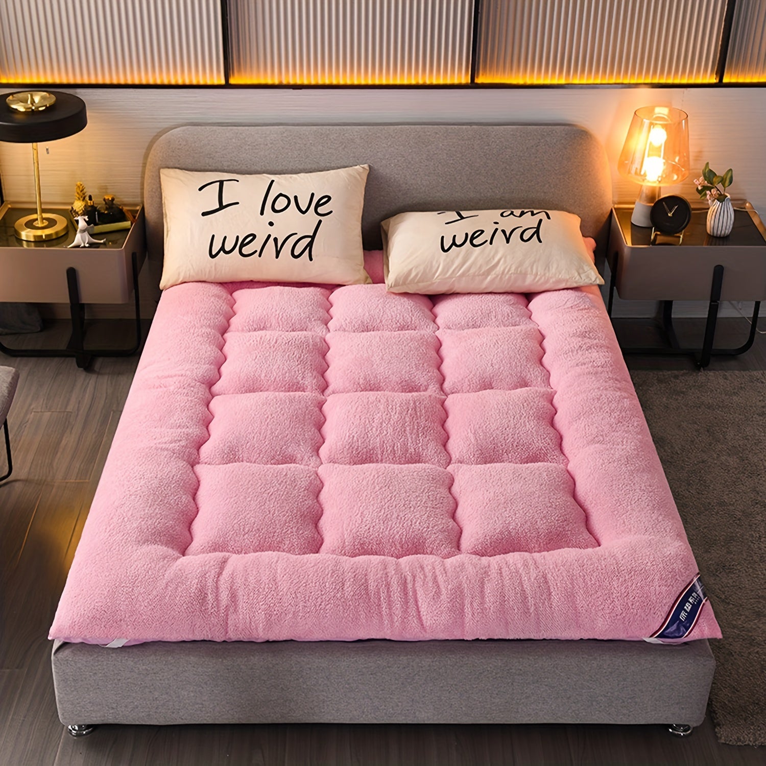 Soft and Skin-Friendly Thickened Lamb Velvet Mattress - Luxuriously Fluffy Comfort ShopOnlyDeal