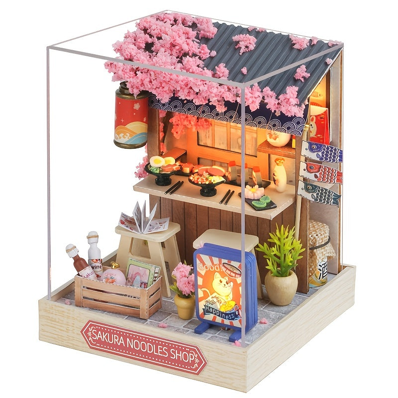 Sakura Noodle House Doll House - Miniature DIY Doll House Kit ShopOnlyDeal