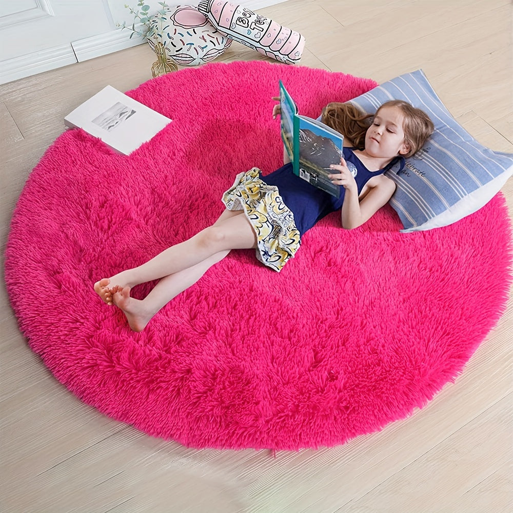 Warm Soft And Fluffy Shaggy Rug - Non-slip And Waterproof - Perfect For Living Room, Bedroom, Nursery, Game Room, Dormitory, Carpet - Teenage Room Decoration And Room Decor (4'x4') - Temu ShopOnlyDeal