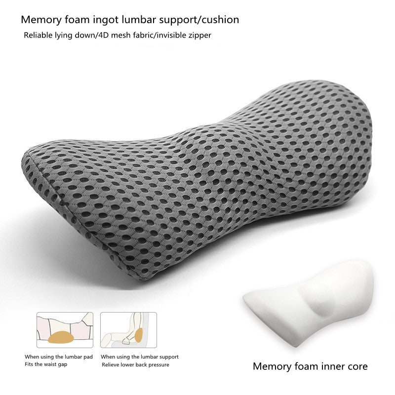 Lumbar Support Pillow For Side Sleepers Pregnancy Relieve Hip Coccyx Sciatica Pain Machine Chair Back Cushion Waist Car Seat ShopOnlyDeal