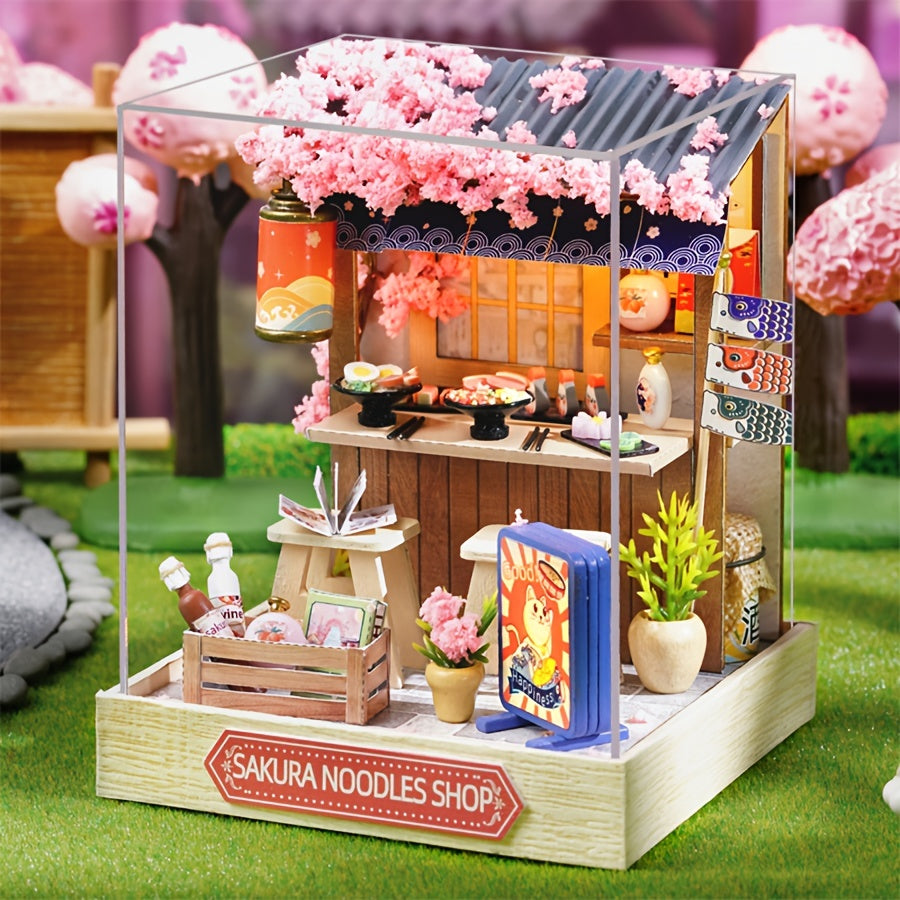 Sakura Noodle House Doll House - Miniature DIY Doll House Kit ShopOnlyDeal