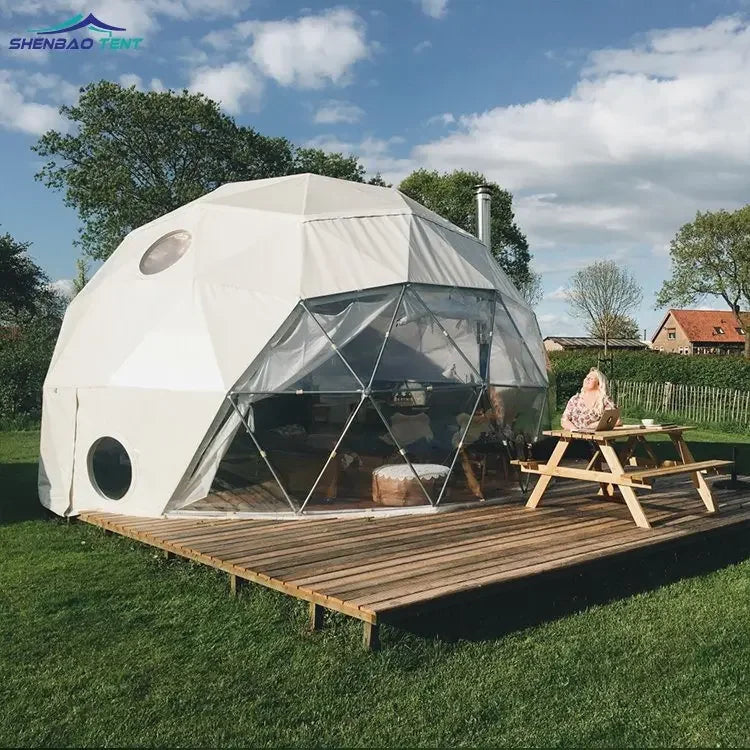 Transparent Luxury Tent: Geodesic Dome Tent for Glamping & Safari - Dome House for Sales, Geodome Available ShopOnlyDeal