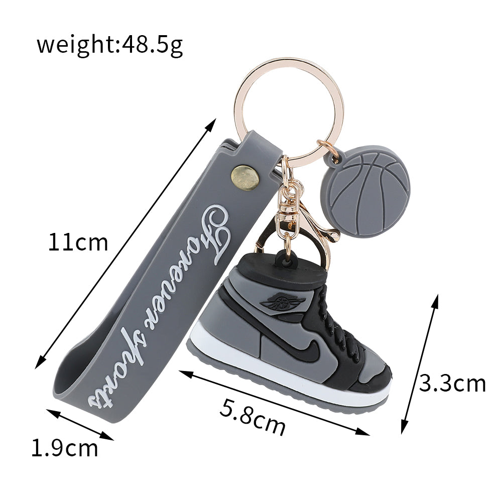 Sneaker Keychain Mini Model Basketball Sneakerhead Shoes Keychain Car Keyring Pendant Men Bag Charm Ornaments Gift Craft ShopOnlyDeal