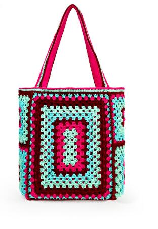 Bohemian Crochet Women Shoulder Bags - Knitting Large Capacity Tote Bag for Casual Style - Lady Handbags, Big Shopper Purses, Summer Beach Bags with a Boho Vibe HISUELY 88 Store